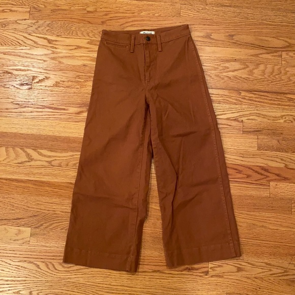 Madewell Pants - Madewell Slim Emmett Wide Leg Pants Size 26